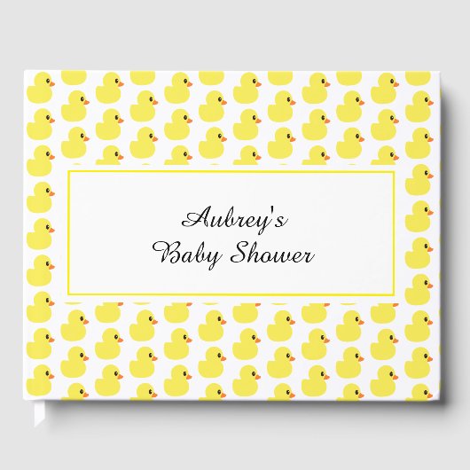 "Rubber Ducky" gastenboek (Voorkant)