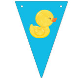 Rubber Ducky Gelukkige Verjaardag Bunting Flag Ban Vlaggetjes (Eerste vlag)