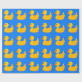 Rubber Ducky Gift Wrap - helder blauw Cadeaupapier (Vlak)