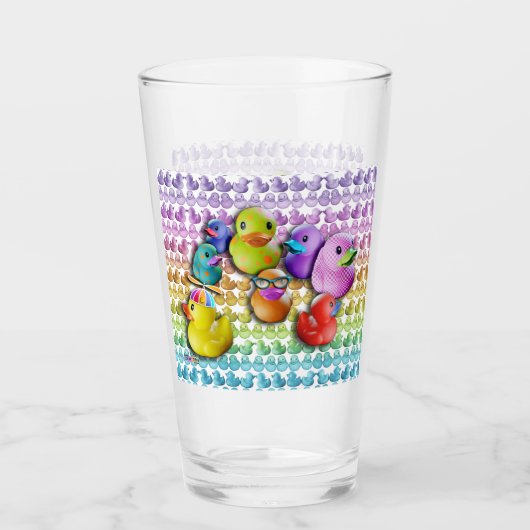 RUBBER DUCKY GLAS (Voorkant)