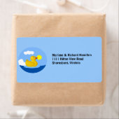 Rubber Ducky Goes voor een Swim Etiket (Insitu)