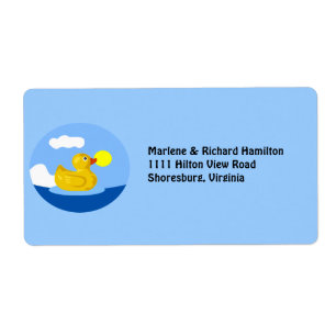 Rubber Ducky Goes voor een Swim Etiket