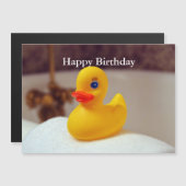 Rubber Ducky Happy Birthday Kaart (Voorkant / Achterkant)