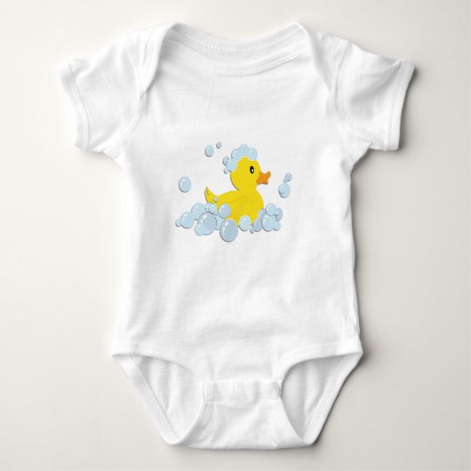 Rubber Ducky in bubbels Romper (Voorkant)