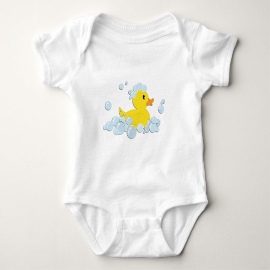 Rubber Ducky in bubbels Romper (Voorkant)