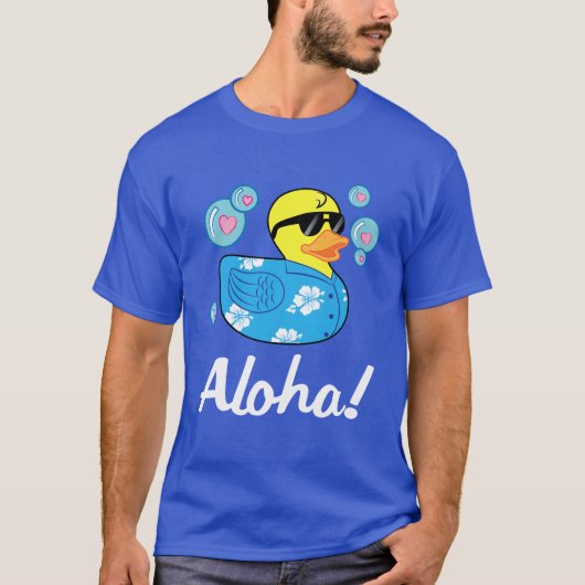 Rubber Ducky in het Hawaiiaanse Shirt Aloha (Voorkant)