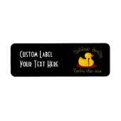 Rubber Ducky - Jij bent degene - Bleeding Duck Etiket (Voorkant)