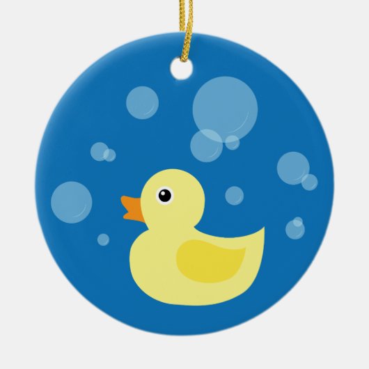 Rubber Ducky Keramisch Ornament (Voorkant)