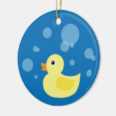 Rubber Ducky Keramisch Ornament (Links)