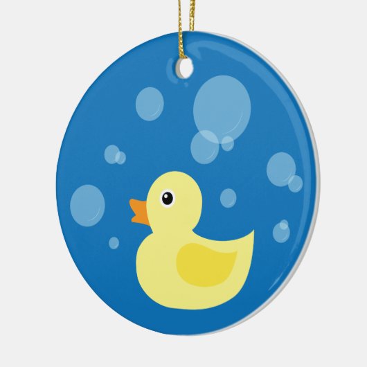 Rubber Ducky Keramisch Ornament (Links)