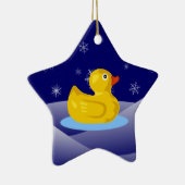 Rubber Ducky Keramisch Ornament (Rechts)