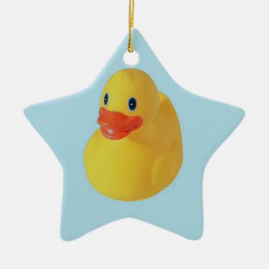 Rubber Ducky Keramisch Ornament (Voorkant)