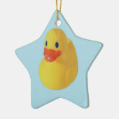 Rubber Ducky Keramisch Ornament (Links)