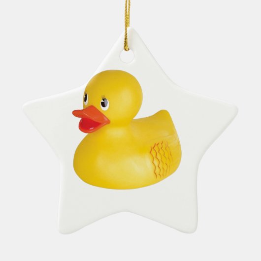 Rubber Ducky Keramisch Ornament (Voorkant)