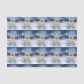 Rubber Ducky kerstgroet Tissuepapier (Voorkant)