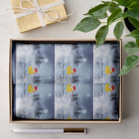Rubber Ducky kerstgroet Tissuepapier (Geschenk)