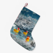 Rubber ducky Kerstmis Kleine Kerstsok (Voorkant (Hangend))