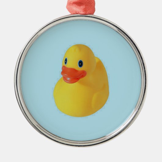 Rubber Ducky Metalen Ornament (Voorkant)
