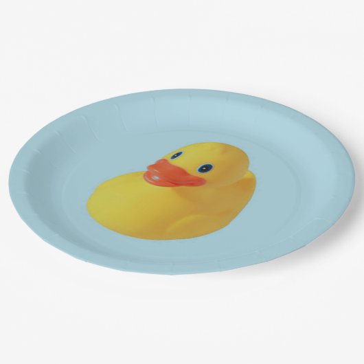 Rubber Ducky Papieren Bordje (Gekanteld)