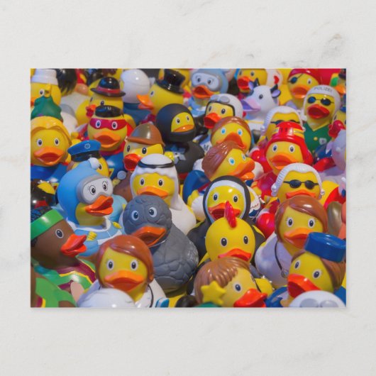 Rubber Ducky Parade Briefkaart (Voorkant)