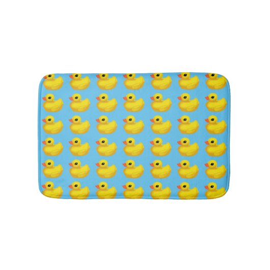 "Rubber Ducky" (patroon) Badmat (Voorkant)