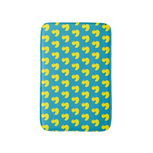 Rubber Ducky Pattern Bath Mat (Voorkant Verticaal)
