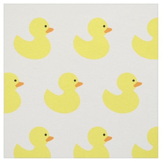 Rubber Ducky Pattern Fabric Stof (Swatch)