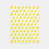 Rubber Ducky Pattern Fleece Blanket (Voorkant)