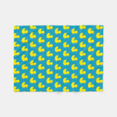 Rubber Ducky Pattern Fleece Blanket Deken (Voorkant (Horizontaal))