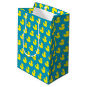Rubber Ducky Pattern Gift Bag Medium Cadeauzakje (Achterkant Gekanteld)