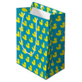 Rubber Ducky Pattern Gift Bag Medium Cadeauzakje (Voorkant Gekanteld)