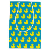 Rubber Ducky Pattern Gift Bag Medium Cadeauzakje (Achterkant)
