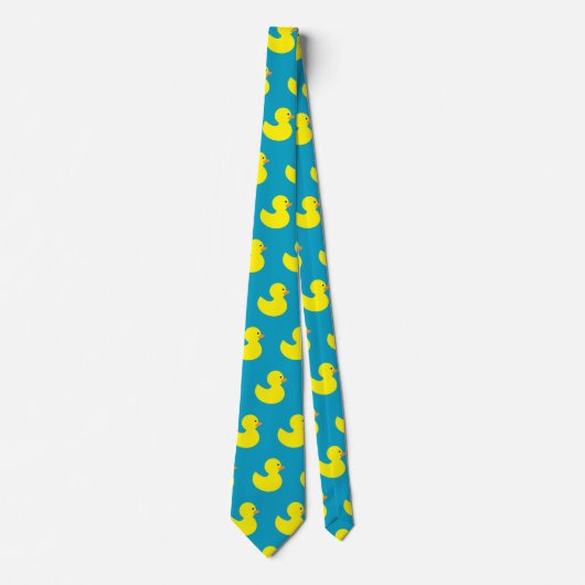 Rubber Ducky Pattern Novelty Stropdas (Voorkant)