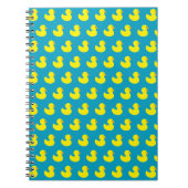 Rubber Ducky Pattern Spiral Notitieboek (Voorkant)
