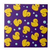 Rubber Ducky Pattern Tegeltje (Voorkant)