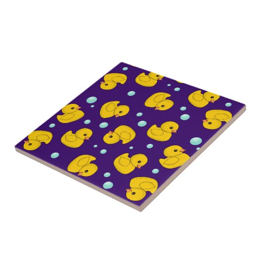 Rubber Ducky Pattern Tegeltje (Zijkant)