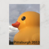 Rubber Ducky Pittsburgh Briefkaart (Voorkant)