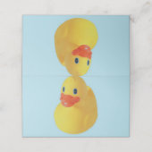 Rubber Ducky Plaatskaartje (Buitenkant ongevouwen)