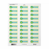 Rubber Ducky Return Address Labels (Full Sheet)
