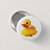 Rubber Ducky Ronde Button 3,2 Cm (Voorkant /achterkant)