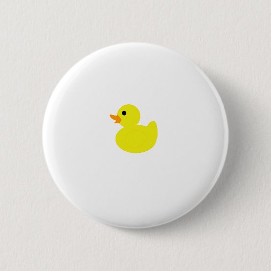 Rubber Ducky Ronde Button 5,7 Cm (Voorkant)