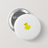Rubber Ducky Ronde Button 5,7 Cm (Voorkant /achterkant)
