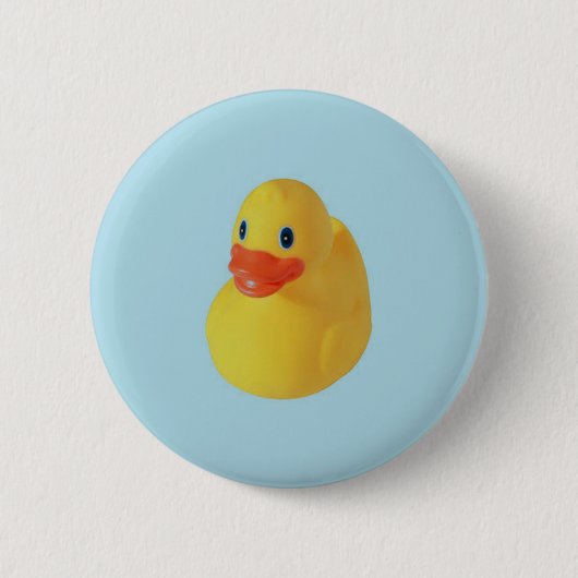 Rubber Ducky Ronde Button 5,7 Cm (Voorkant)
