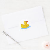 Rubber Ducky Ronde Sticker (Envelop)
