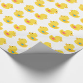 Rubber Ducky Roze of Blue Cadeaupapier (Hoek)