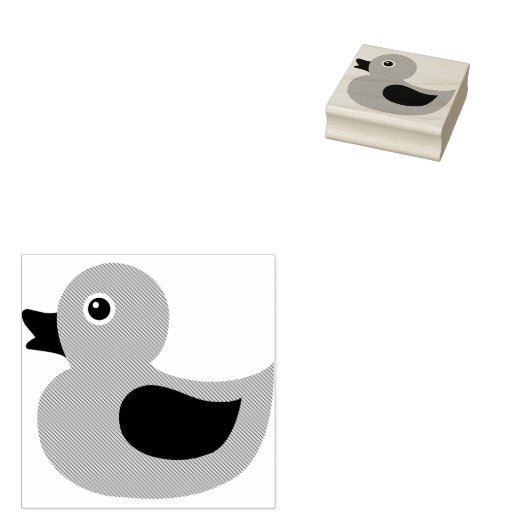 Rubber Ducky Rubberstempel (Gestempeld)
