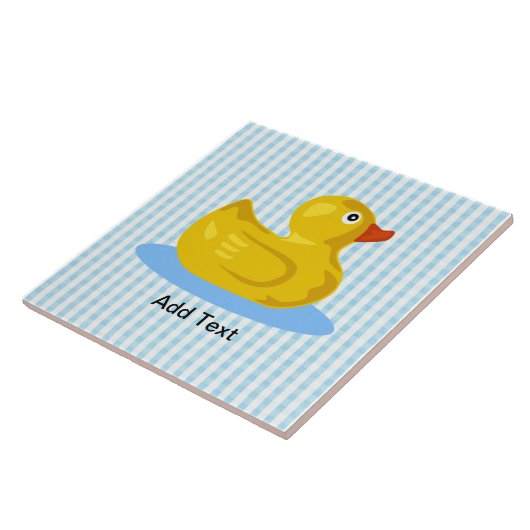 Rubber Ducky Sjabloon Tegeltje (Zijkant)