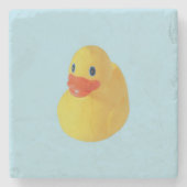 Rubber Ducky Stenen Onderzetter (Voorkant)