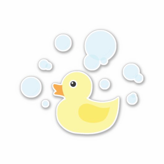 Rubber Ducky Sticker (Voorkant)