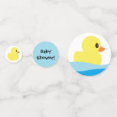 "Rubber Ducky" Tafel Confetti (Achterkanten)